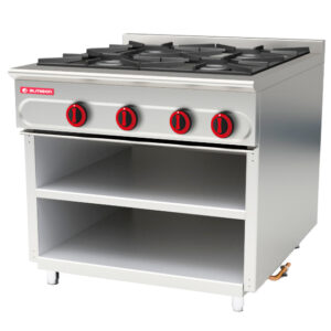 Cocina modular 750 con soporte 4 fuegos