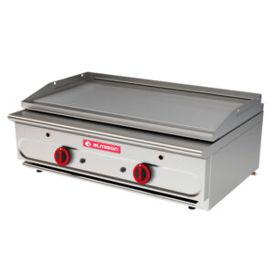 Plancha (Fry top) modular 550 sobremesa 2 fuegos gas 13 kW HD lisa