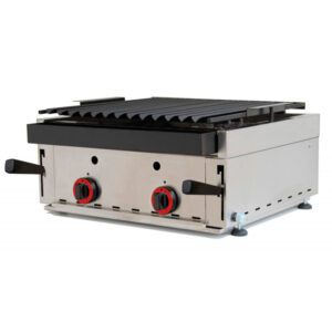 Barbacoa sobremesa gas 2 mandos 4 fuegos