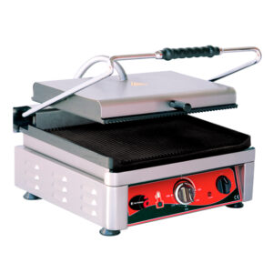 Grill sobremesa eléctrico estriado 3kW simple