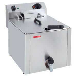 Freidora sobremesa eléctrica simple 10 litros grifo