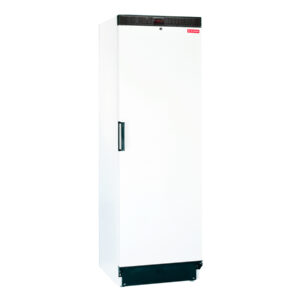 Armario de refrigeración digital de 1 puerta ciega blanco