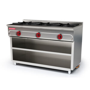 Cocina modular 550 con soporte 3 fuegos