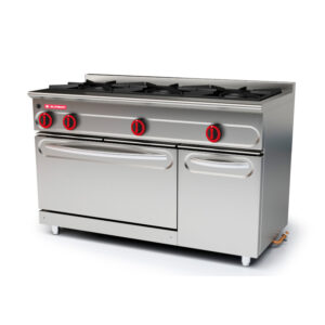 Cocina modular 550 de 3 fuegos + Horno