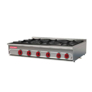 Cocina modular 750 sobremesa 6 fuegos