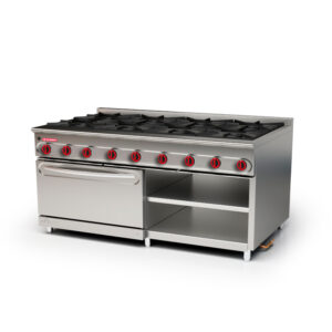 Cocina modular 900 sobremesa 8 fuegos + horno
