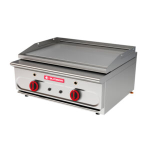 Plancha (Fry top) modular 550 sobremesa 2 fuegos gas 9,75 kW CD lisa