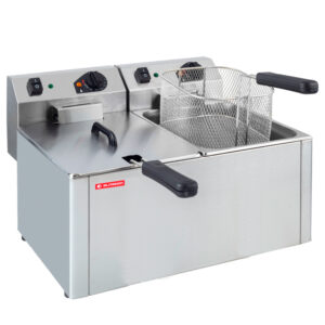 Freidora sobremesa eléctrica doble 7 + 7 L