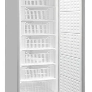 Armario de congelación digital de 1 puerta ciega inox + 7 cajas/cesto