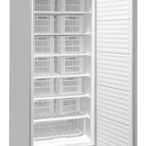 Armario de congelación digital de 1 puerta ciega inox + 13 cajas/cesto